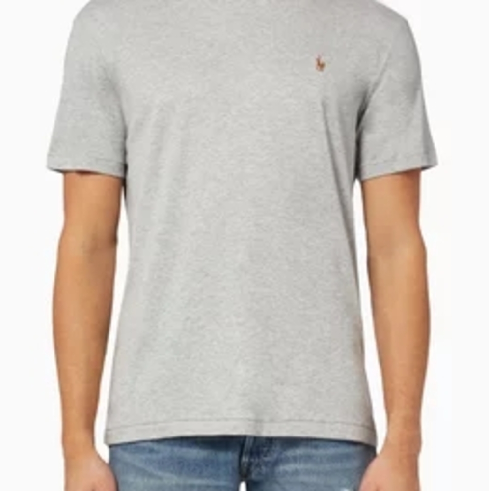 Gray Polo by Ralph Lauren Men's Shirt